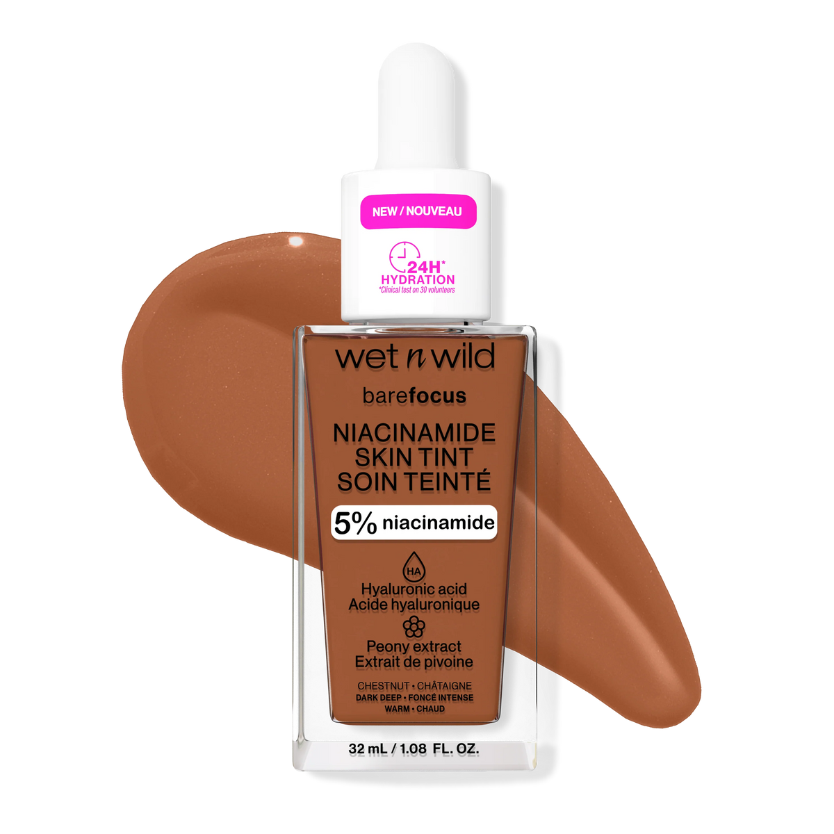 Bare Focus Niacinamide Skin Tint | Chestnut