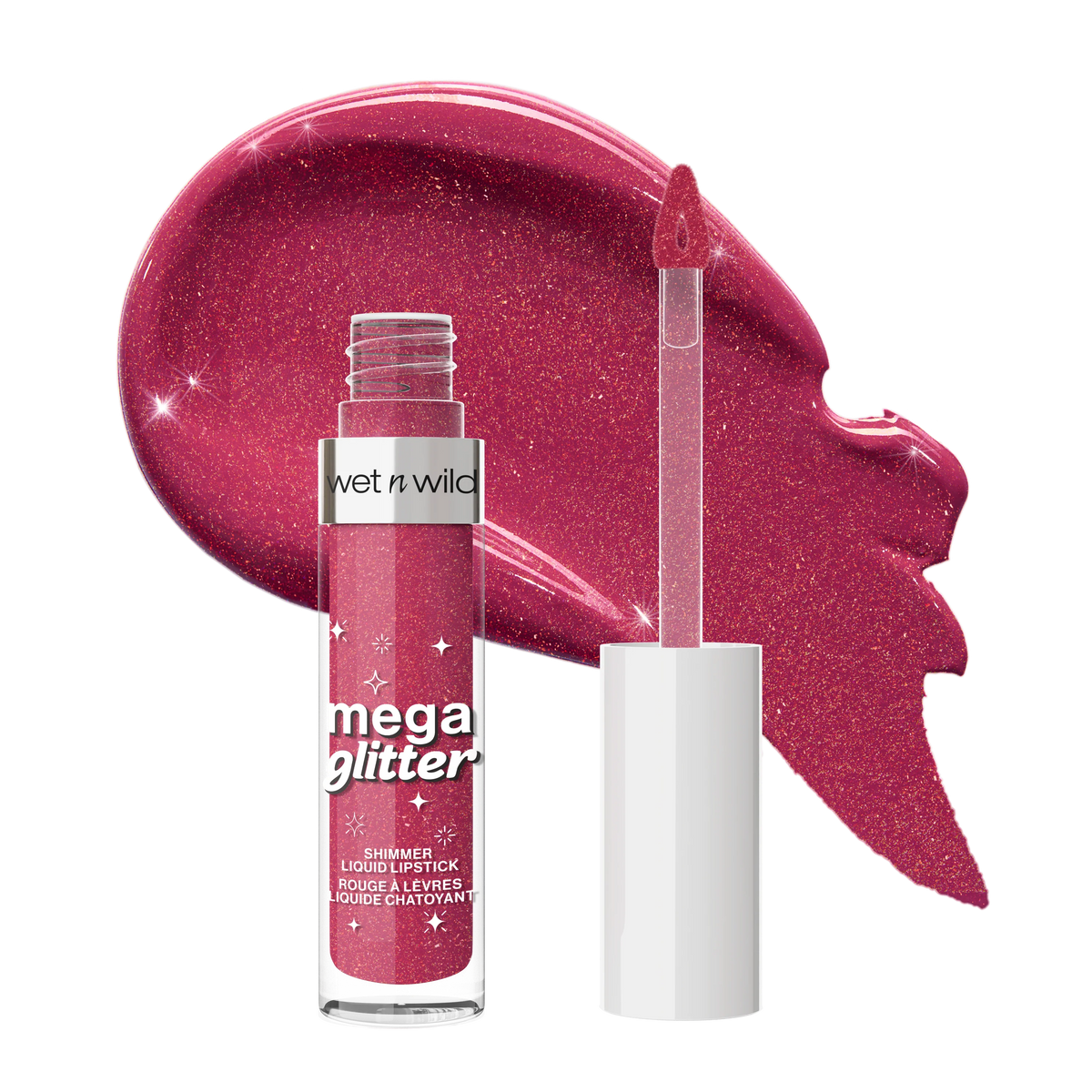 Mega Glitter Shimmer Liquid Lipstick | Pink Future