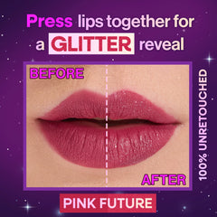 Mega Glitter Shimmer Liquid Lipstick | Pink Future